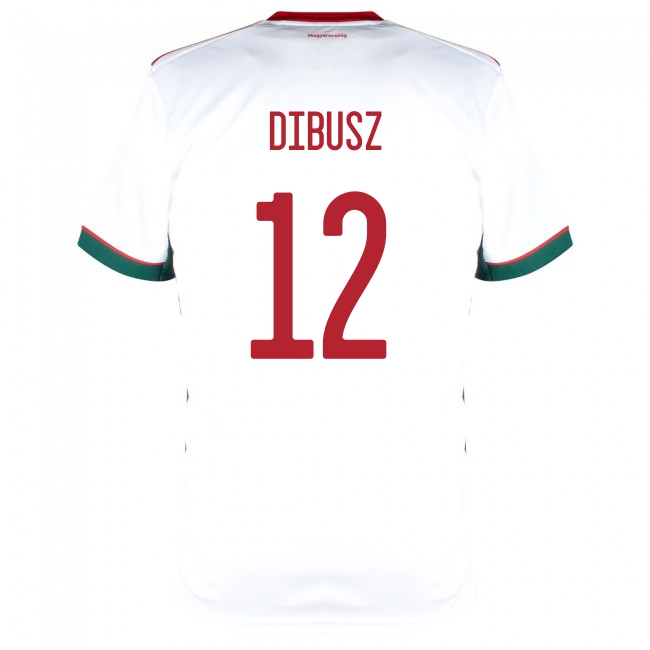 Mujer Selección de fútbol de Hungría Camiseta Denes Dibusz #12 2ª Equipación Blanco 2021 Chile