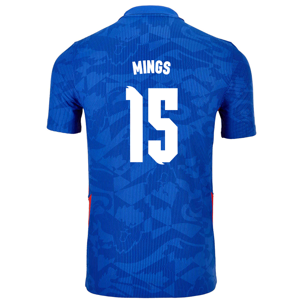 Mujer Selección de fútbol de Inglaterra Camiseta Tyrone Mings #15 2ª Equipación Azul 2021 Chile