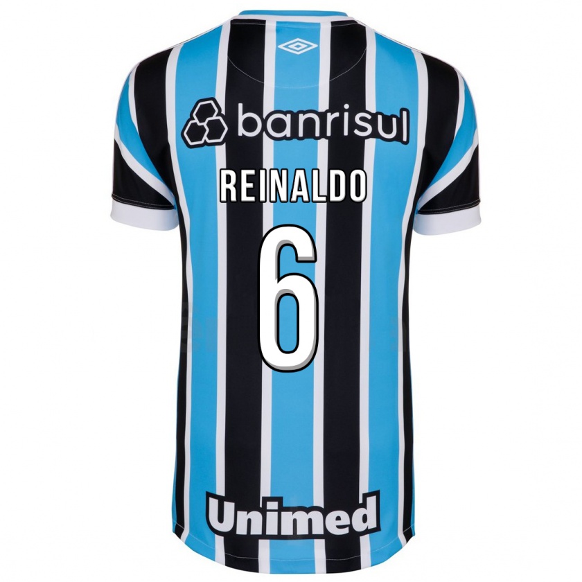 Kandiny Niño Camiseta Reinaldo #6 Azul 1ª Equipación 2023/24 La Camisa Chile