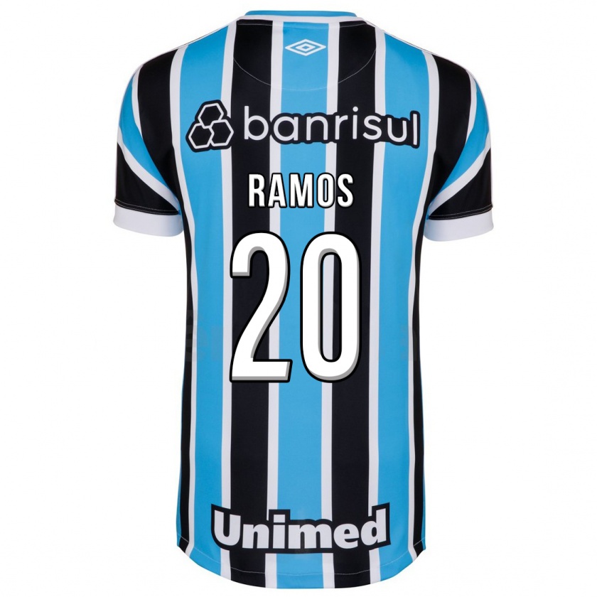 Kandiny Niño Camiseta Mónica Ramos #20 Azul 1ª Equipación 2023/24 La Camisa Chile