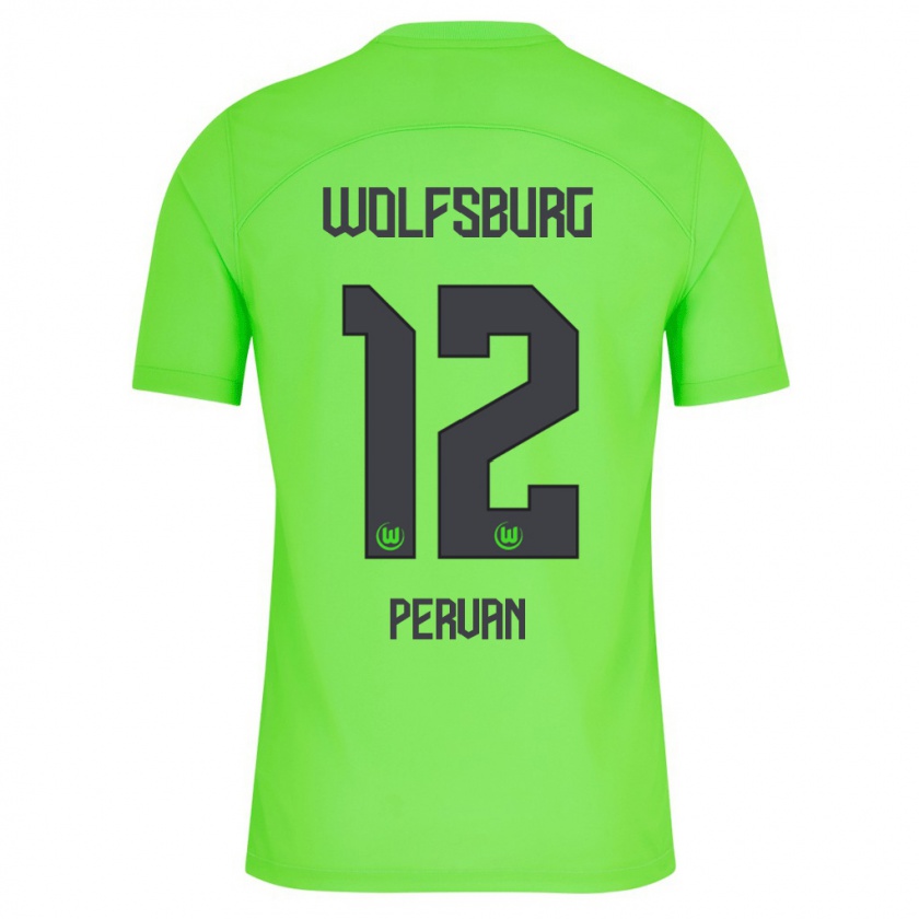 Kandiny Niño Camiseta Pavao Pervan #12 Verde 1ª Equipación 2023/24 La Camisa Chile