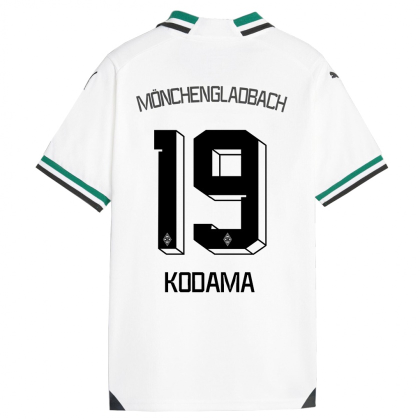 Kandiny Niño Camiseta Keiko Kodama #19 Blanco Verde 1ª Equipación 2023/24 La Camisa Chile