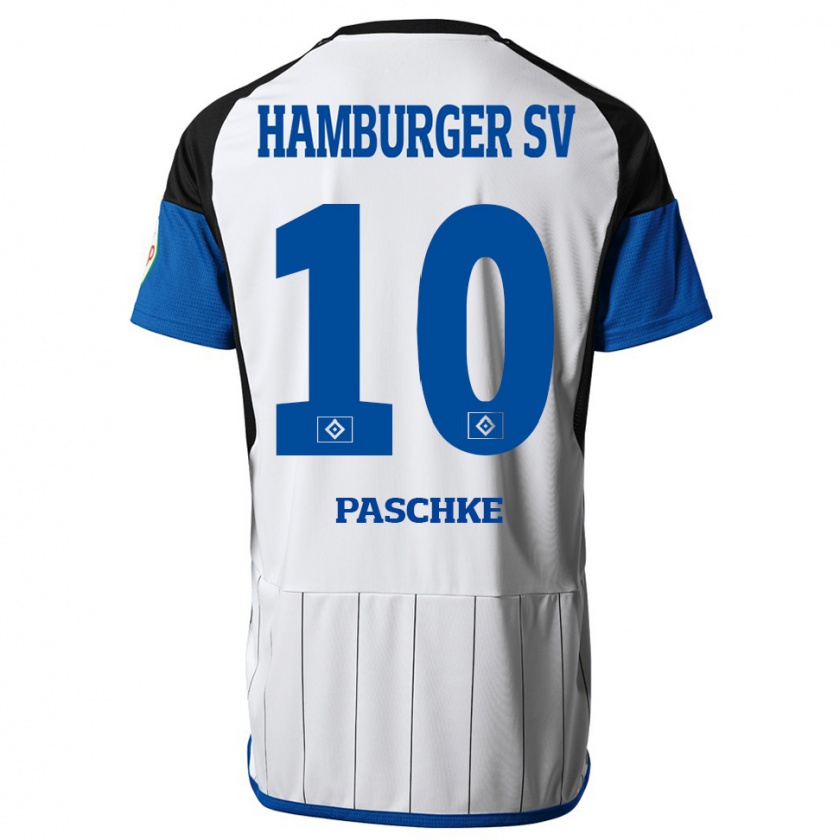 Kandiny Niño Camiseta Felix Paschke #10 Blanco 1ª Equipación 2023/24 La Camisa Chile