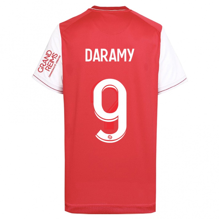 Kandiny Niño Camiseta Mohamed Daramy #9 Rojo 1ª Equipación 2023/24 La Camisa Chile