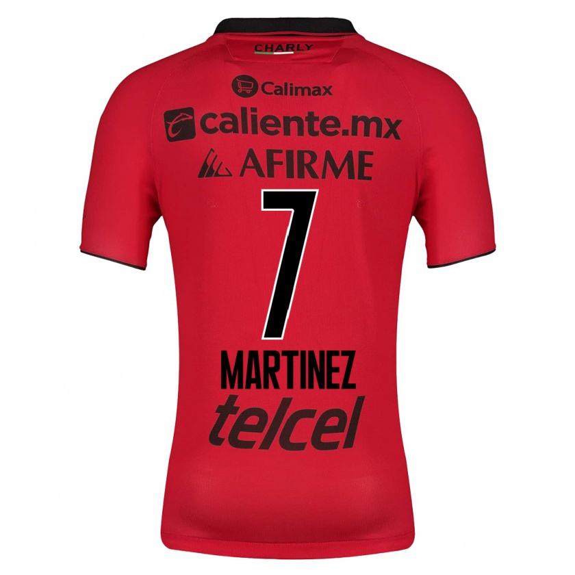 Kandiny Niño Camiseta Alejandro Martínez #7 Rojo 1ª Equipación 2023/24 La Camisa Chile
