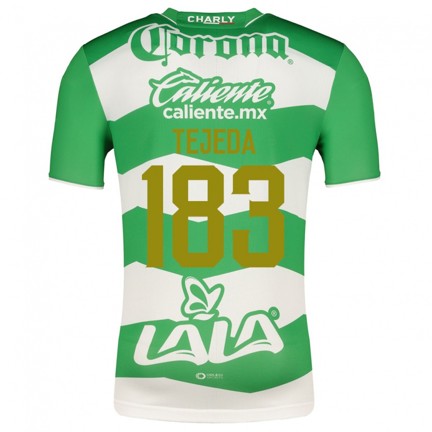 Kandiny Niño Camiseta Juan Tejeda #183 Verde 1ª Equipación 2023/24 La Camisa Chile