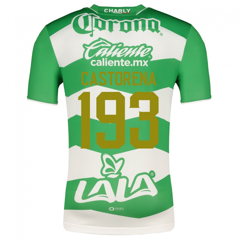 Kandiny Niño Camiseta Damián Castorena #193 Verde 1ª Equipación 2023/24 La Camisa Chile