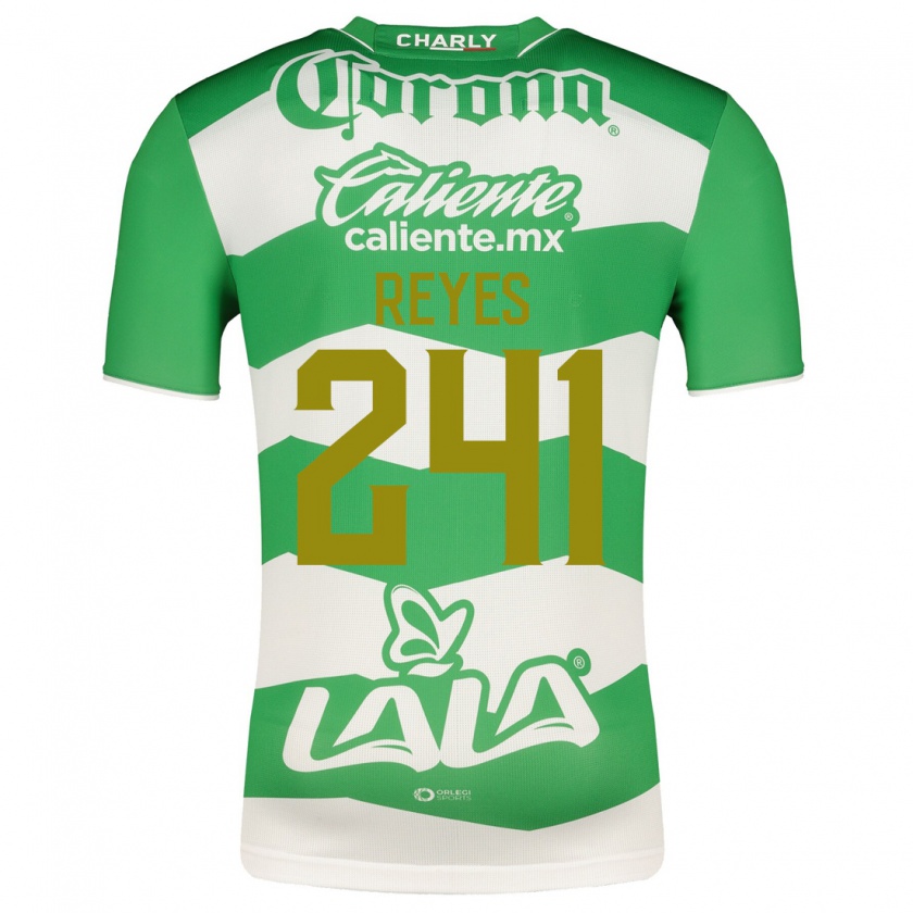 Kandiny Niño Camiseta Julio Reyes #241 Verde 1ª Equipación 2023/24 La Camisa Chile