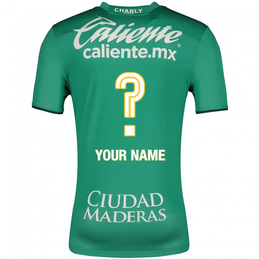 Kandiny Niño Camiseta Su Nombre #0 Verde 1ª Equipación 2023/24 La Camisa Chile