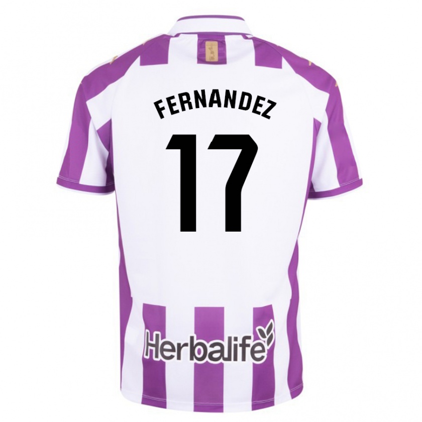 Kandiny Niño Camiseta Dani Fernández #17 Morado 1ª Equipación 2023/24 La Camisa Chile