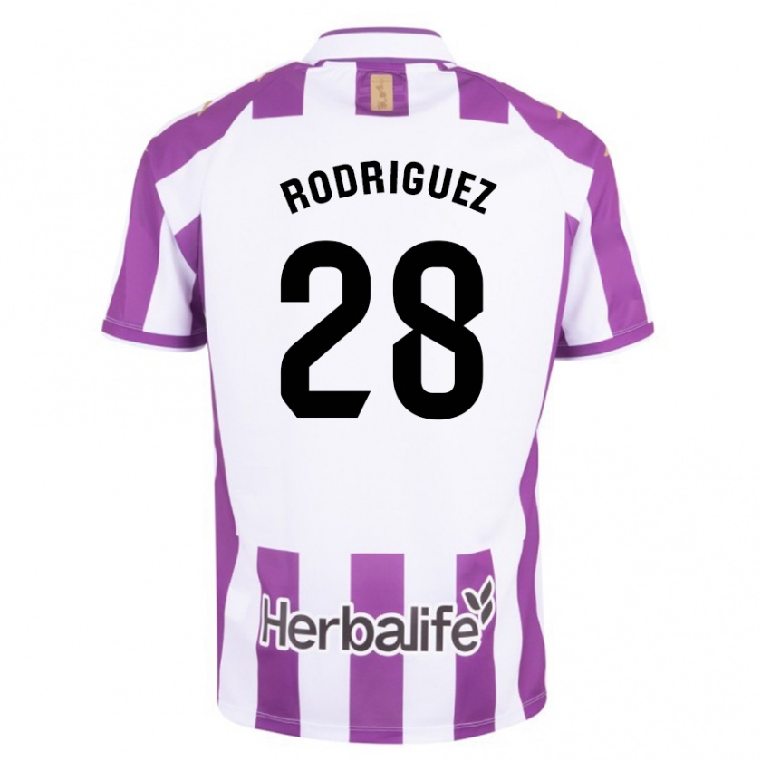 Kandiny Niño Camiseta Yago Rodríguez #28 Morado 1ª Equipación 2023/24 La Camisa Chile