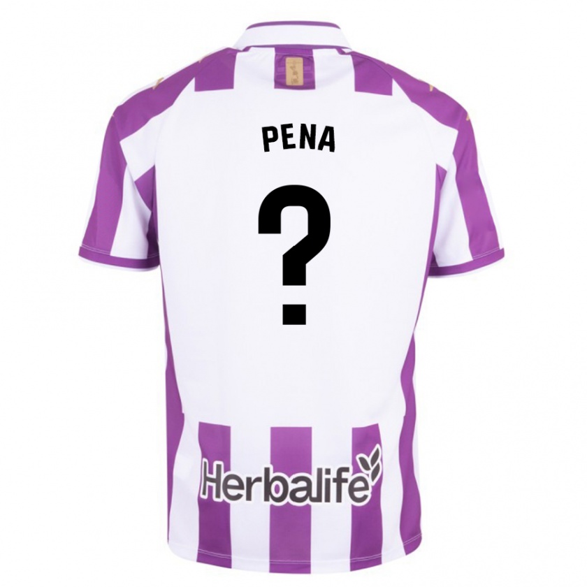 Kandiny Niño Camiseta Adrián Peña #0 Morado 1ª Equipación 2023/24 La Camisa Chile