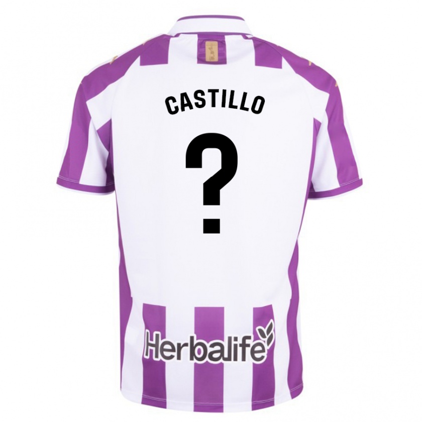 Kandiny Niño Camiseta Gonzalo Castillo #0 Morado 1ª Equipación 2023/24 La Camisa Chile