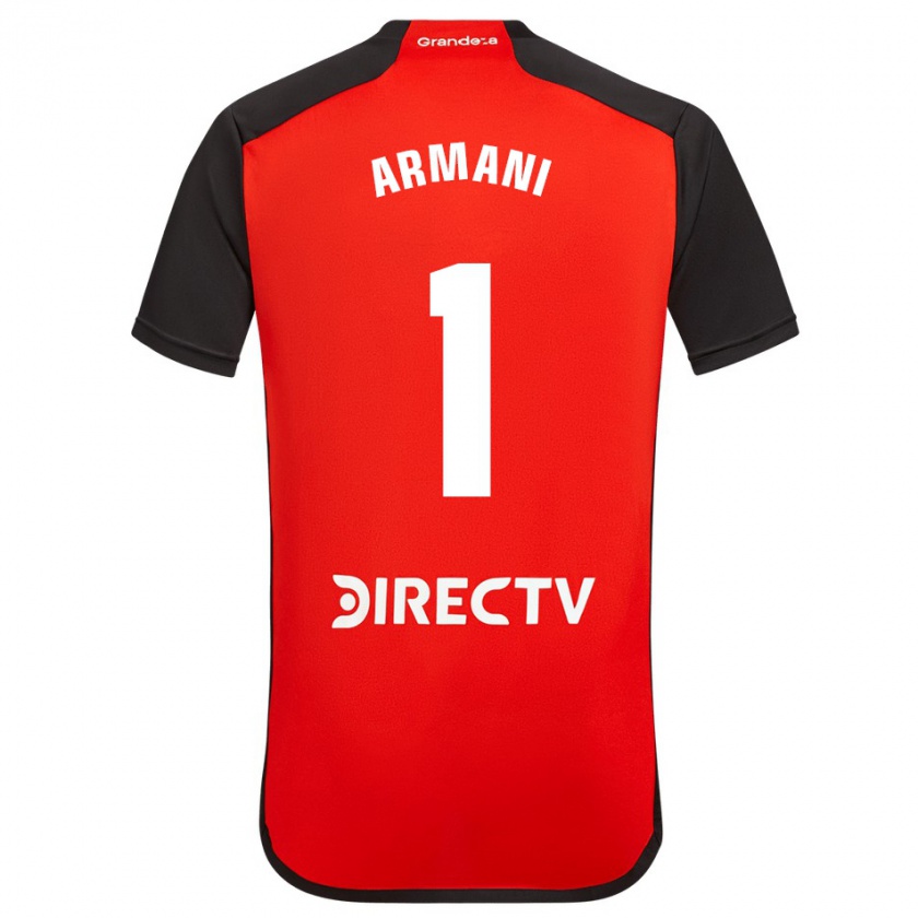 Kandiny Niño Camiseta Franco Armani #1 Rojo 2ª Equipación 2023/24 La Camisa Chile
