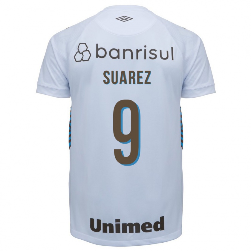 Kandiny Niño Camiseta Luis Suárez #9 Blanco 2ª Equipación 2023/24 La Camisa Chile