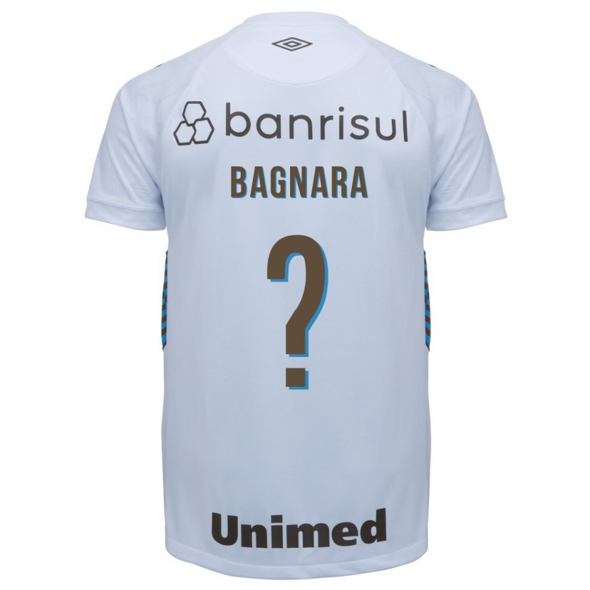 Kandiny Niño Camiseta Vinicius Bagnara #0 Blanco 2ª Equipación 2023/24 La Camisa Chile