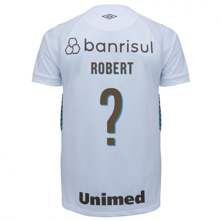 Kandiny Niño Camiseta Robert #0 Blanco 2ª Equipación 2023/24 La Camisa Chile