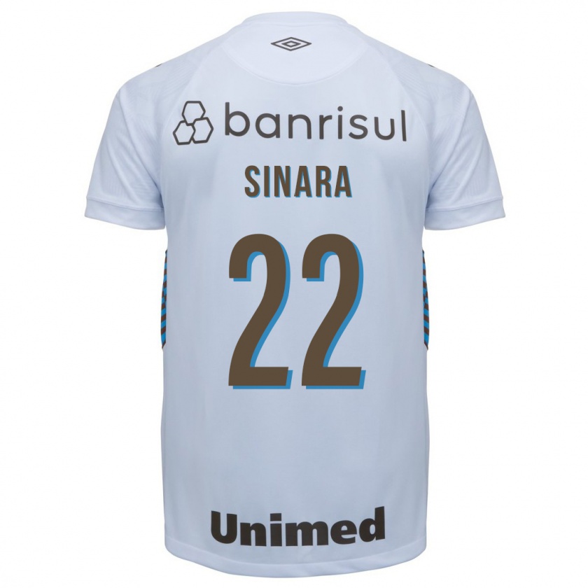 Kandiny Niño Camiseta Sinara #22 Blanco 2ª Equipación 2023/24 La Camisa Chile