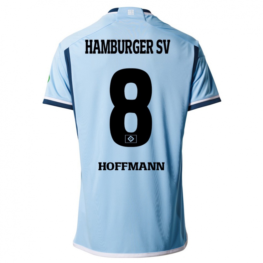 Kandiny Niño Camiseta Nick Hoffmann #8 Azul 2ª Equipación 2023/24 La Camisa Chile