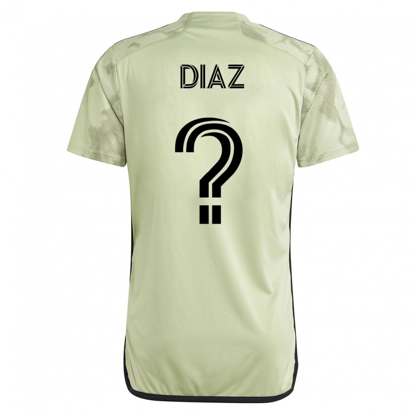 Kandiny Niño Camiseta Christian Díaz #0 Verde 2ª Equipación 2023/24 La Camisa Chile