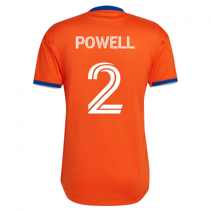 Kandiny Niño Camiseta Alvas Powell #2 Blanco 2ª Equipación 2023/24 La Camisa Chile