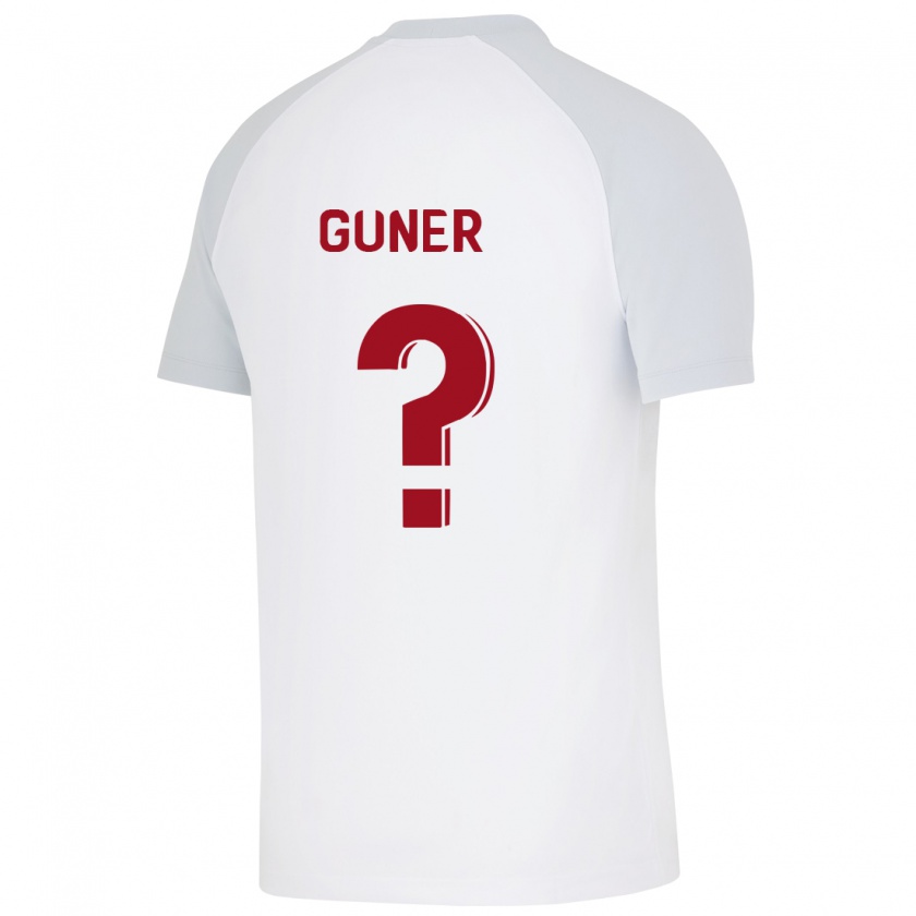 Kandiny Niño Camiseta Batuhan Güner #0 Blanco 2ª Equipación 2023/24 La Camisa Chile
