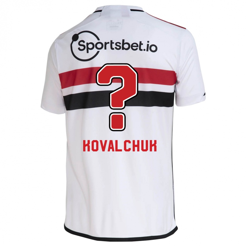 Kandiny Hombre Camiseta Filipp Kovalchuk #0 Blanco 1ª Equipación 2023/24 La Camisa Chile
