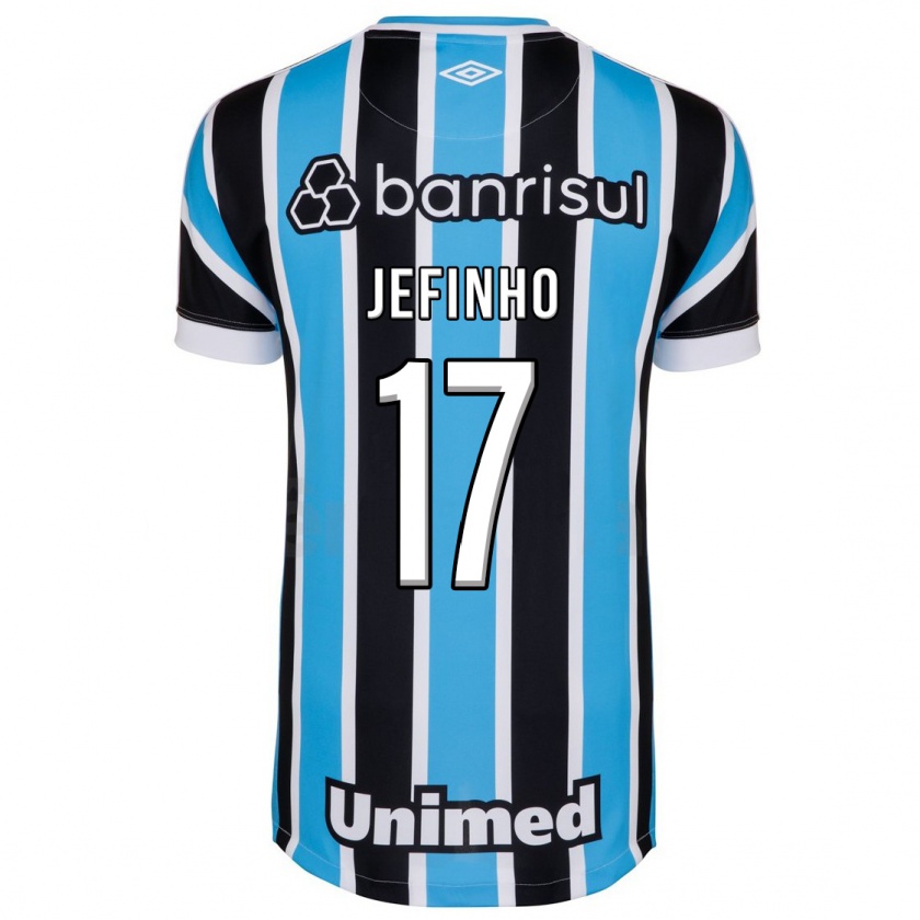 Kandiny Hombre Camiseta Jefinho #17 Azul 1ª Equipación 2023/24 La Camisa Chile