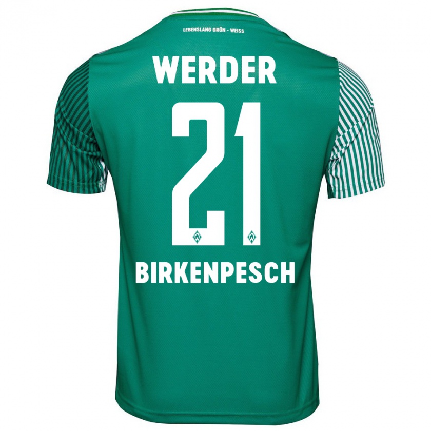 Kandiny Hombre Camiseta Noah Birkenpesch #21 Verde 1ª Equipación 2023/24 La Camisa Chile