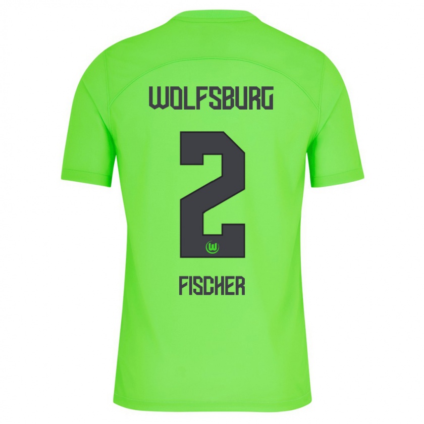 Kandiny Hombre Camiseta Kilian Fischer #2 Verde 1ª Equipación 2023/24 La Camisa Chile