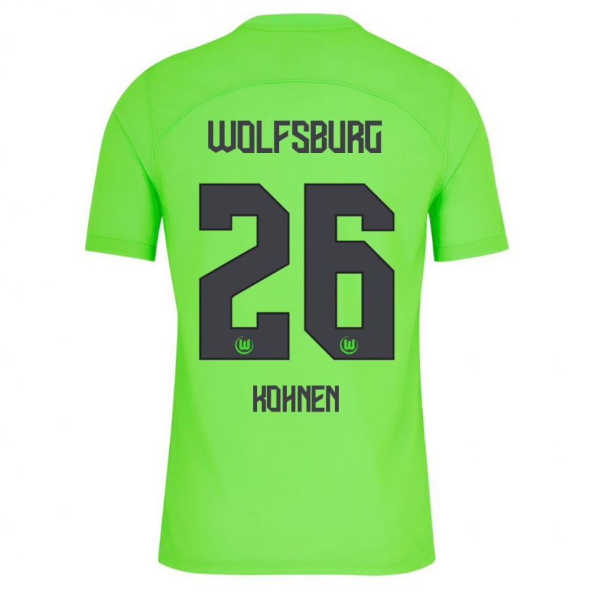 Kandiny Hombre Camiseta Ben Kohnen #26 Verde 1ª Equipación 2023/24 La Camisa Chile