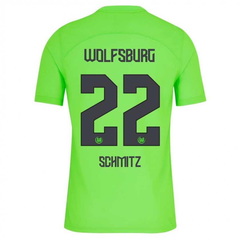 Kandiny Hombre Camiseta Lisa Schmitz #22 Verde 1ª Equipación 2023/24 La Camisa Chile
