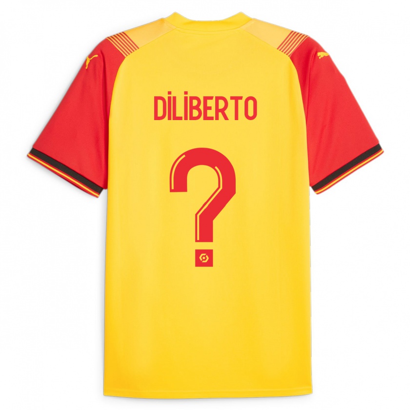 Kandiny Hombre Camiseta Noah Diliberto #0 Amarillo 1ª Equipación 2023/24 La Camisa Chile