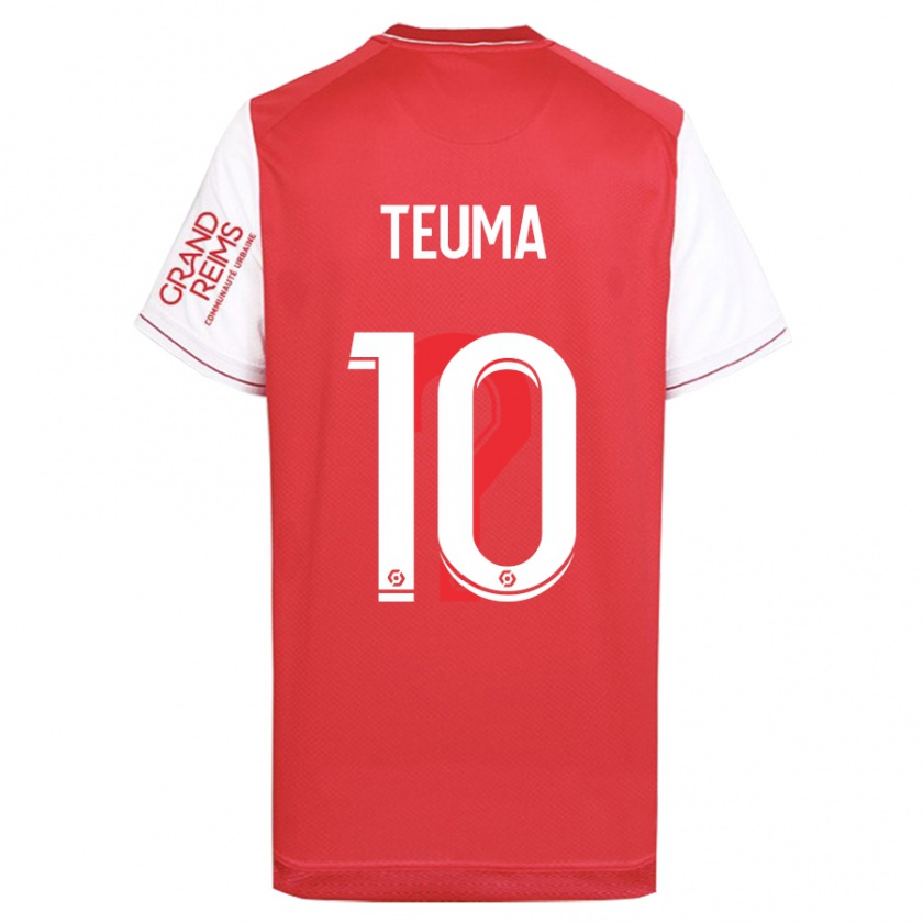 Kandiny Hombre Camiseta Teddy Teuma #10 Rojo 1ª Equipación 2023/24 La Camisa Chile
