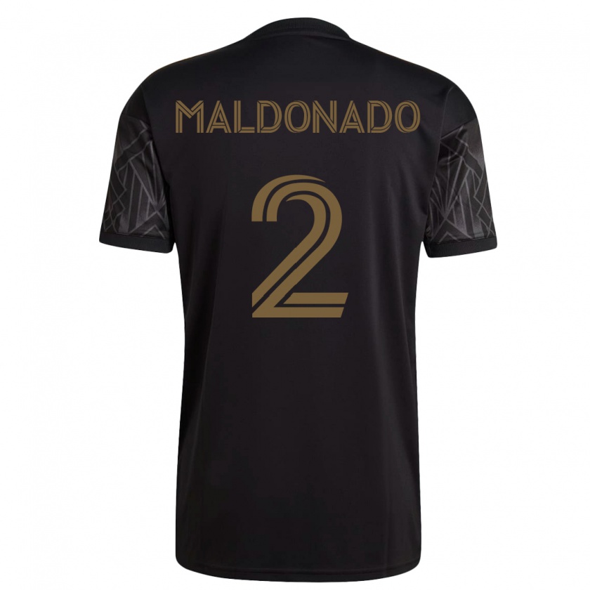 Kandiny Hombre Camiseta Denil Maldonado #2 Negro 1ª Equipación 2023/24 La Camisa Chile