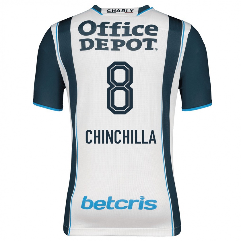 Kandiny Hombre Camiseta Priscila Chinchilla #8 Armada 1ª Equipación 2023/24 La Camisa Chile