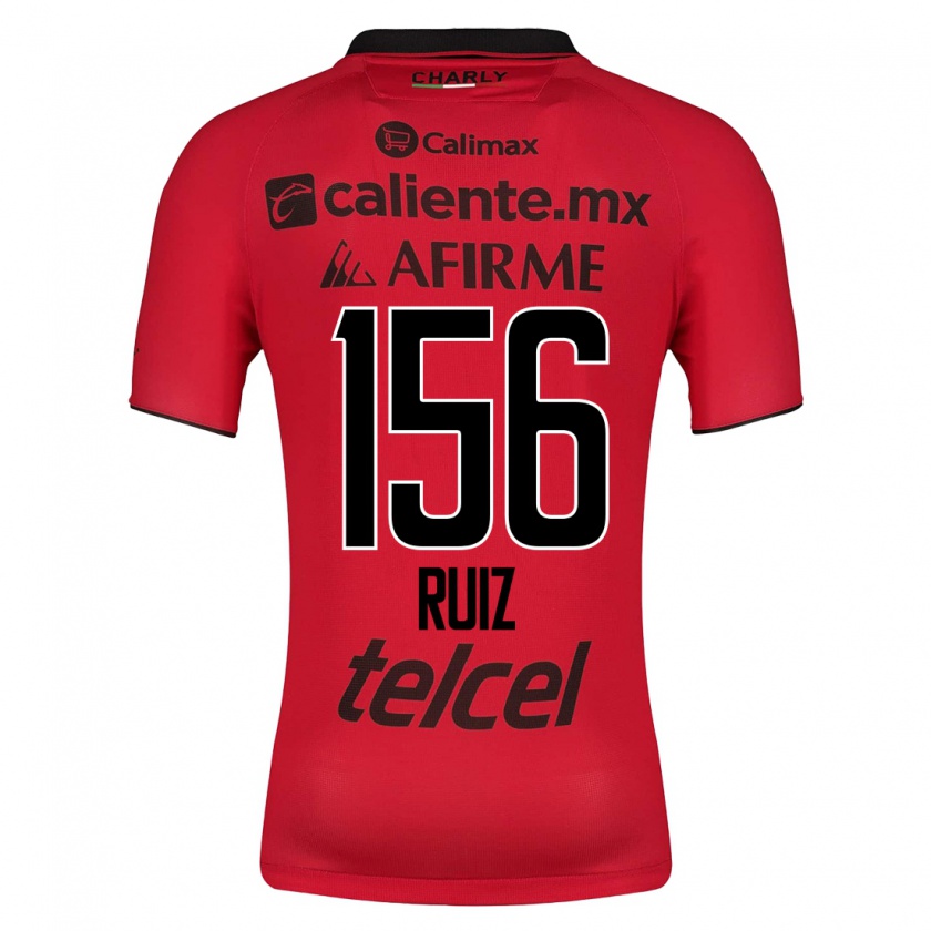 Kandiny Hombre Camiseta Emilio Ruiz #156 Rojo 1ª Equipación 2023/24 La Camisa Chile