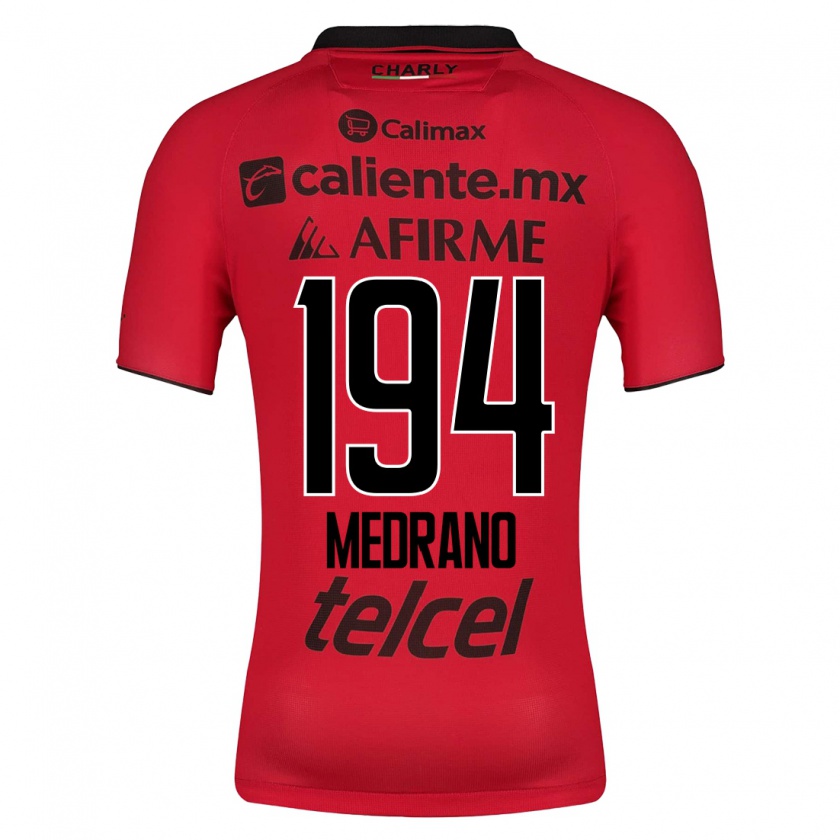 Kandiny Hombre Camiseta Luis Medrano #194 Rojo 1ª Equipación 2023/24 La Camisa Chile