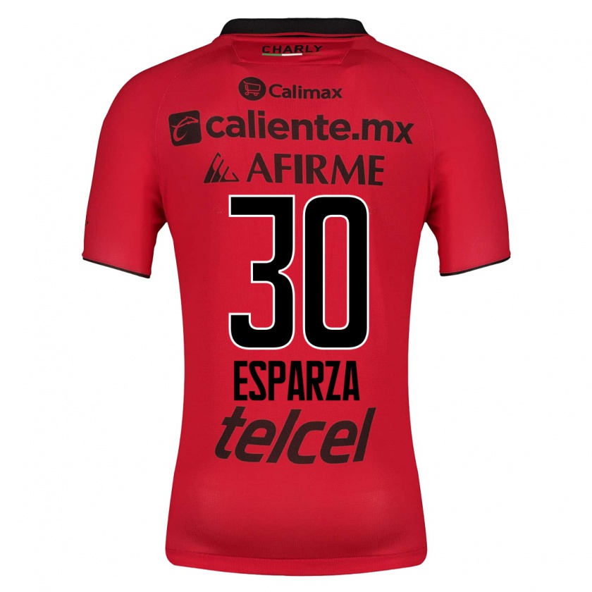 Kandiny Hombre Camiseta Litzy Esparza #30 Rojo 1ª Equipación 2023/24 La Camisa Chile