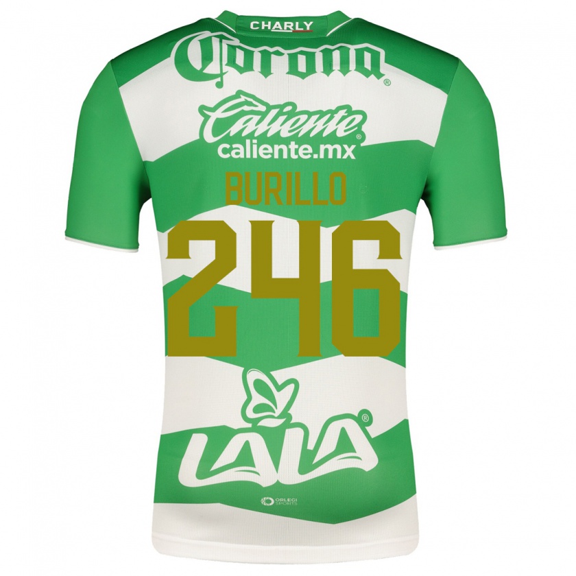Kandiny Hombre Camiseta Juan Burillo #246 Verde 1ª Equipación 2023/24 La Camisa Chile