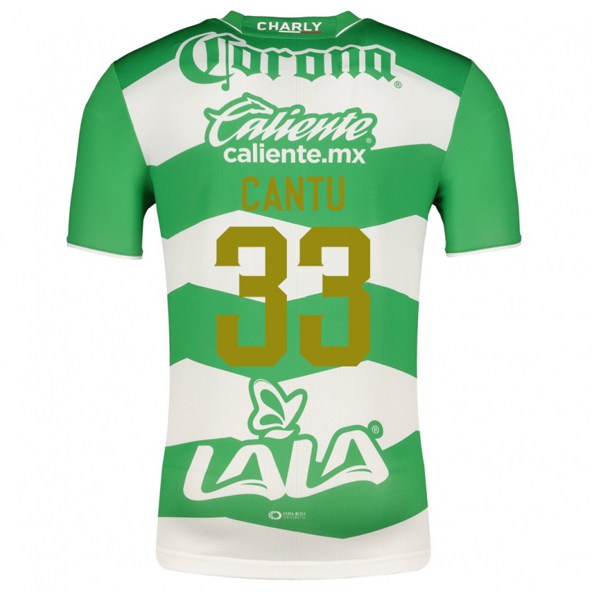 Kandiny Hombre Camiseta Aida Cantú #33 Verde 1ª Equipación 2023/24 La Camisa Chile