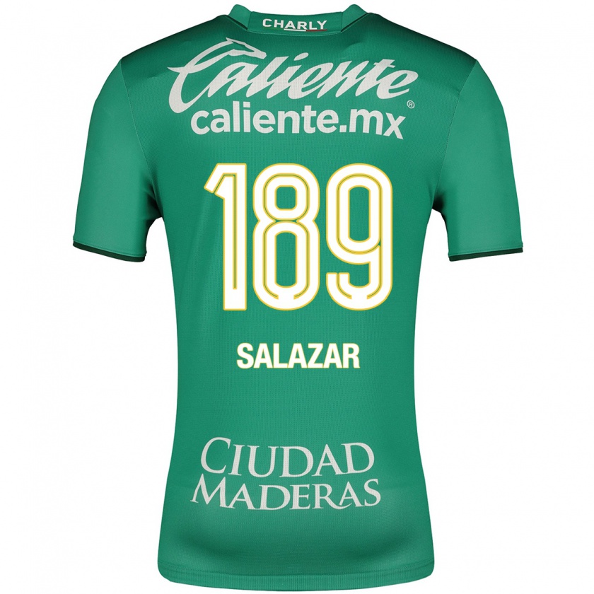 Kandiny Hombre Camiseta José Salazar #189 Verde 1ª Equipación 2023/24 La Camisa Chile