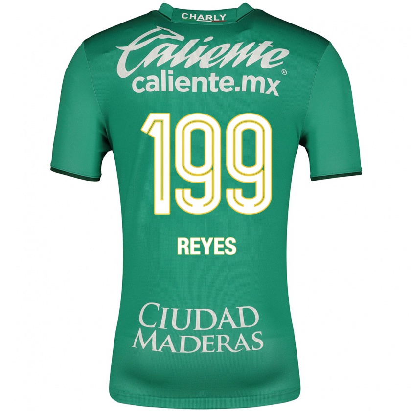Kandiny Hombre Camiseta Jonathan Reyes #199 Verde 1ª Equipación 2023/24 La Camisa Chile