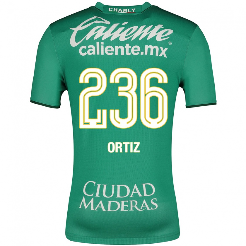 Kandiny Hombre Camiseta Youssef Ortiz #236 Verde 1ª Equipación 2023/24 La Camisa Chile