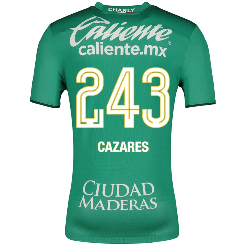 Kandiny Hombre Camiseta Juan Cázares #243 Verde 1ª Equipación 2023/24 La Camisa Chile