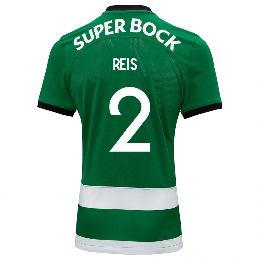 Kandiny Hombre Camiseta Matheus Reis #2 Verde 1ª Equipación 2023/24 La Camisa Chile