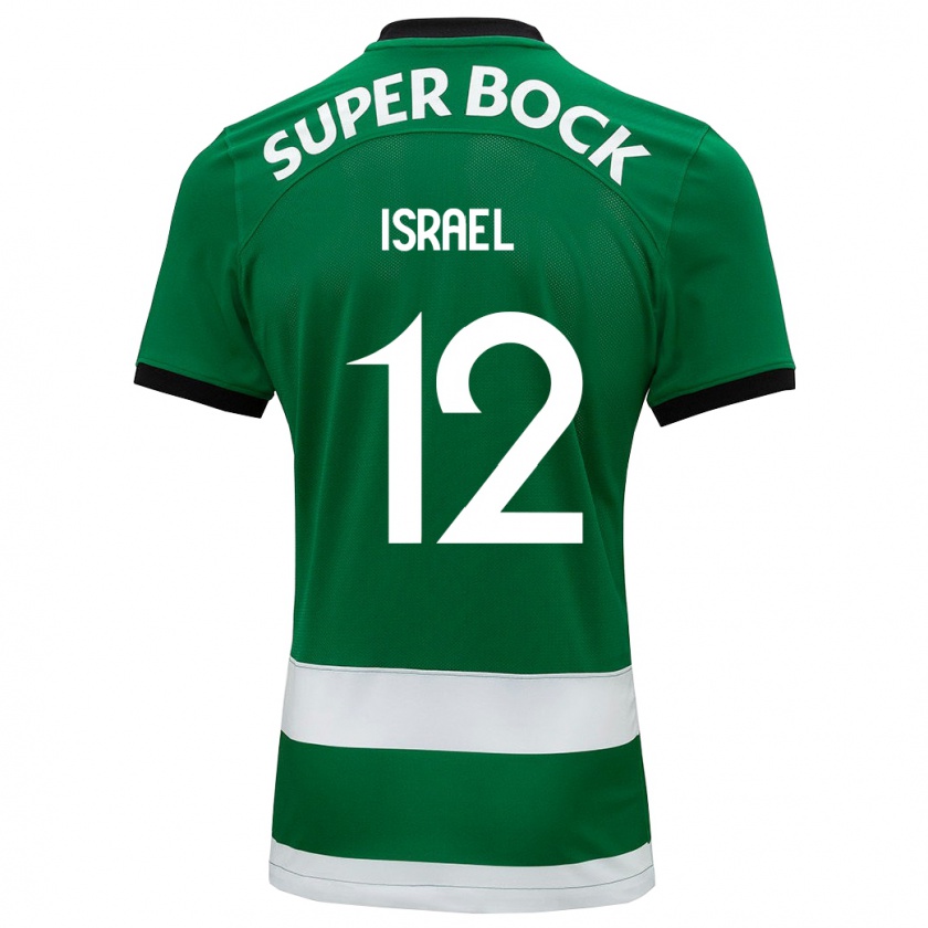 Kandiny Hombre Camiseta Franco Israel #12 Verde 1ª Equipación 2023/24 La Camisa Chile