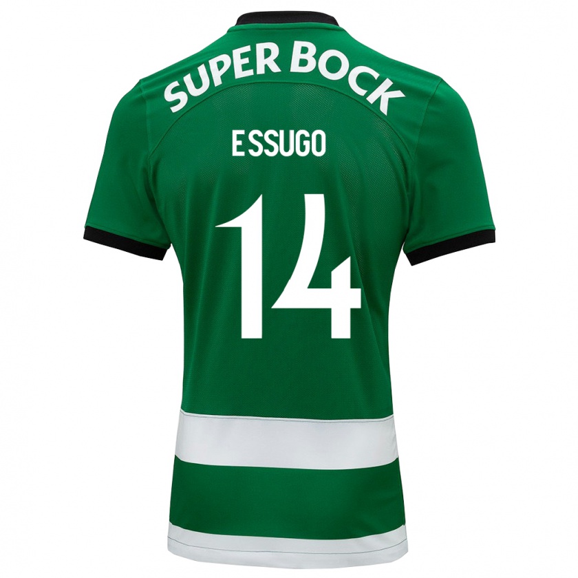 Kandiny Hombre Camiseta Dário Essugo #14 Verde 1ª Equipación 2023/24 La Camisa Chile