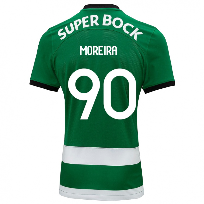 Kandiny Hombre Camiseta Afonso Moreira #90 Verde 1ª Equipación 2023/24 La Camisa Chile