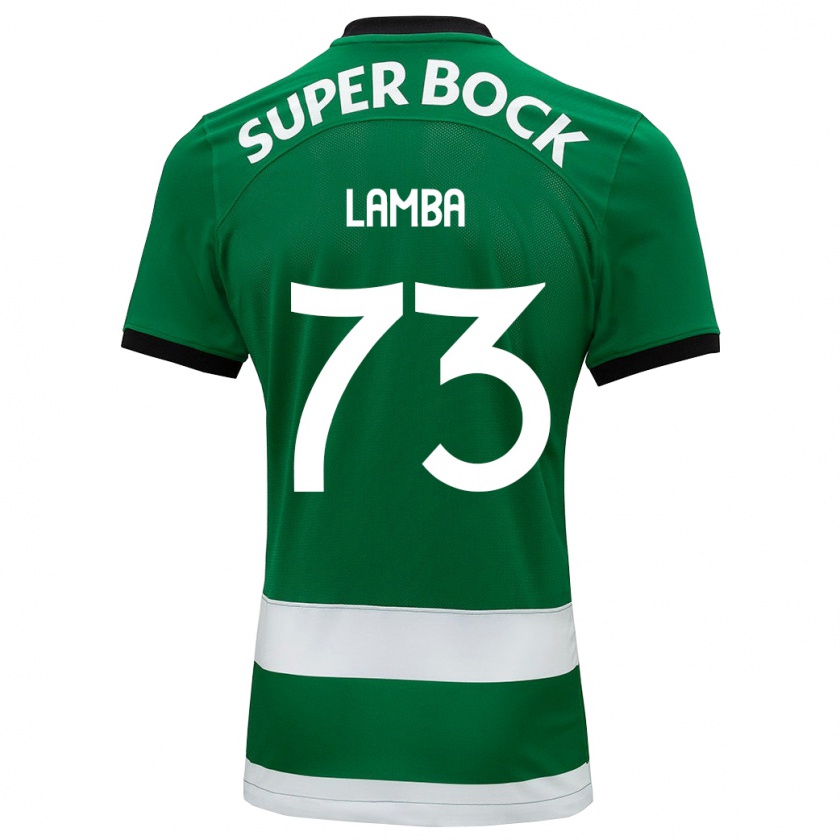 Kandiny Hombre Camiseta Chico Lamba #73 Verde 1ª Equipación 2023/24 La Camisa Chile